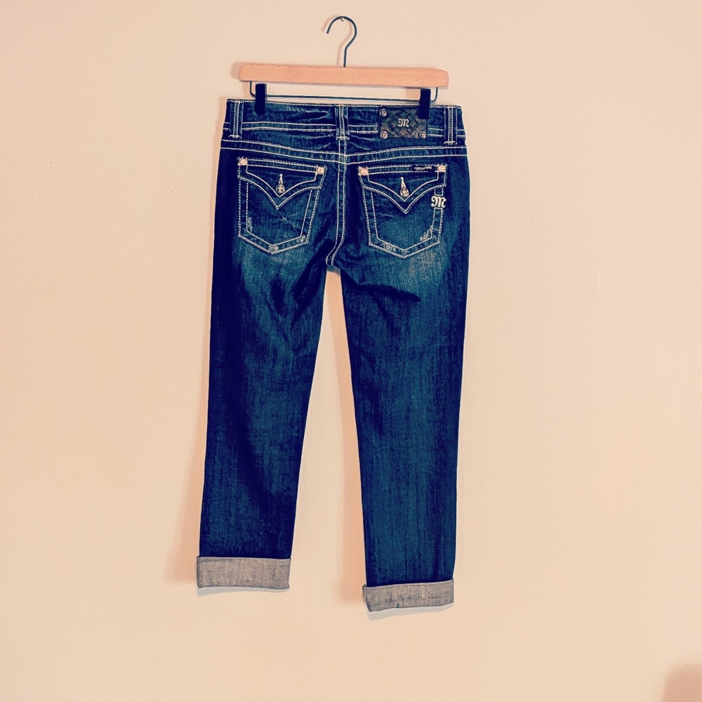 MISS ME Skinny Cuffed Ankle Jean Women's Size 29